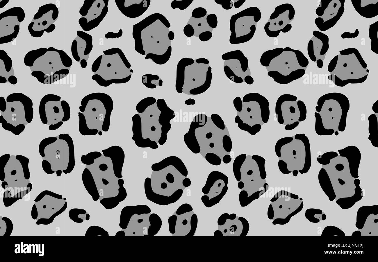 Animal Print Pattern Vector Illustration of Jaguar Pattern Stock