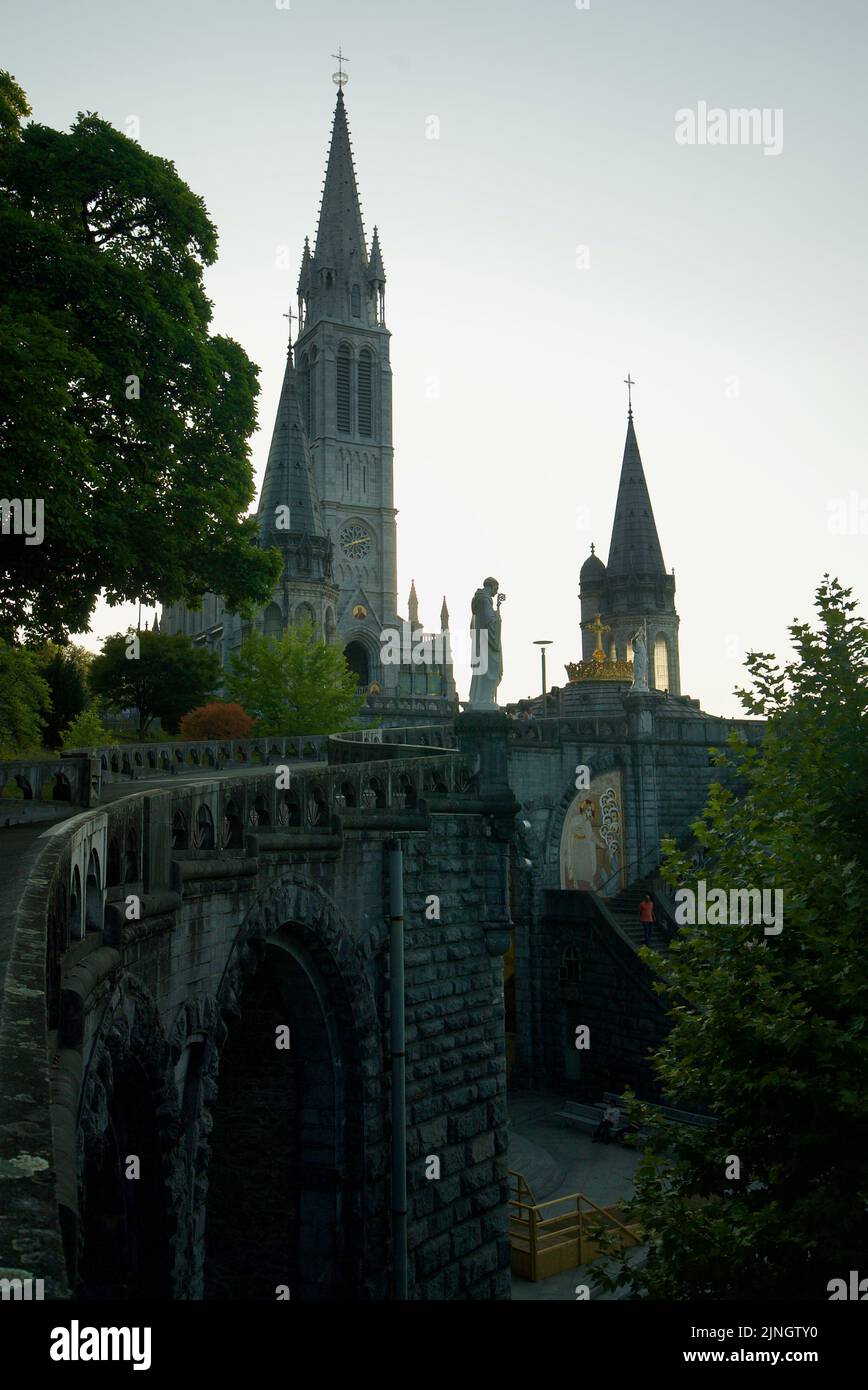 Sanctuaires NotreDame de Lourdes, a Catholic pilgrimage site in the