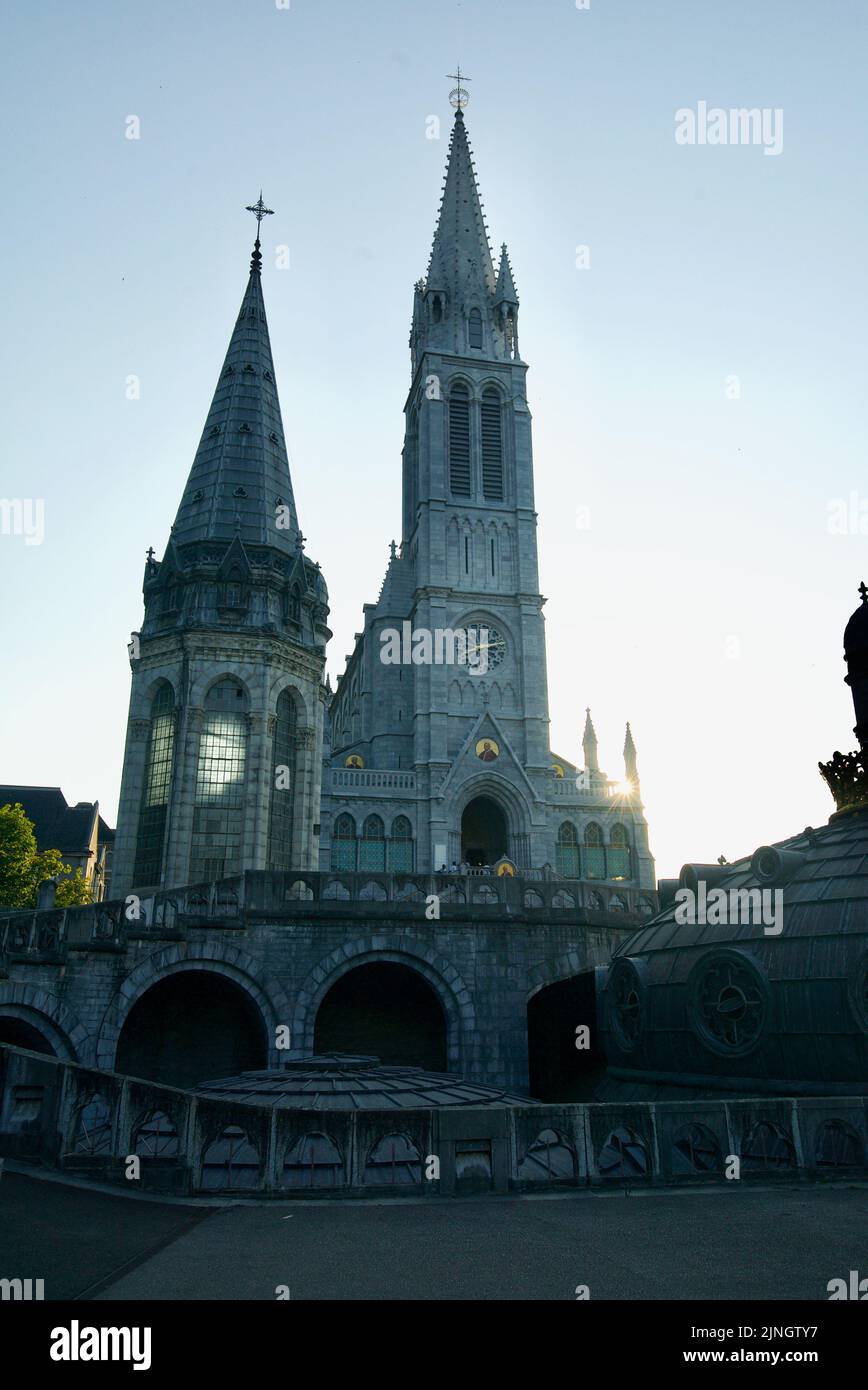 Sanctuaires NotreDame de Lourdes, a Catholic pilgrimage site in the