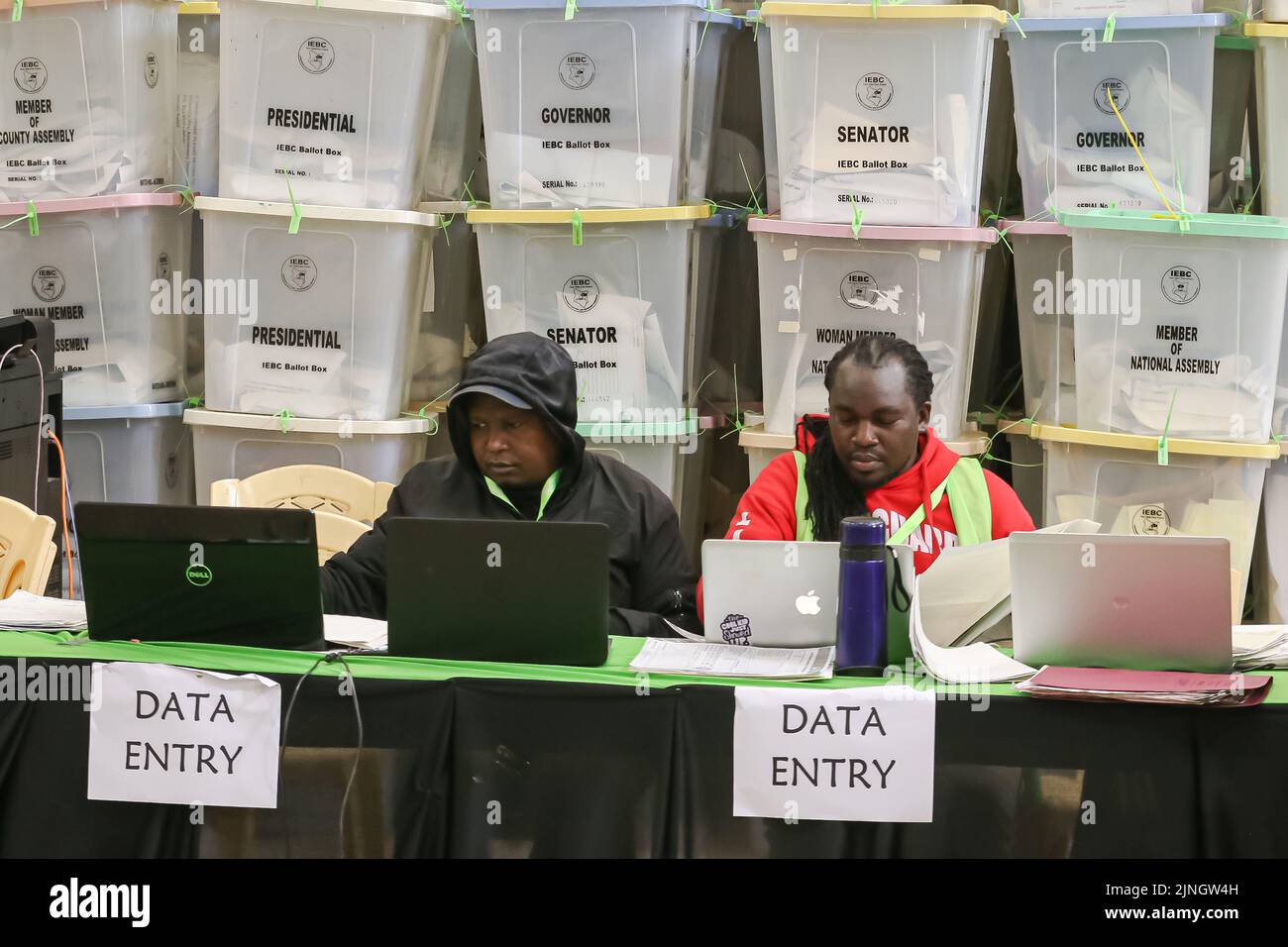 The Independent Electoral and Boundaries Commission (IEBC) officials
