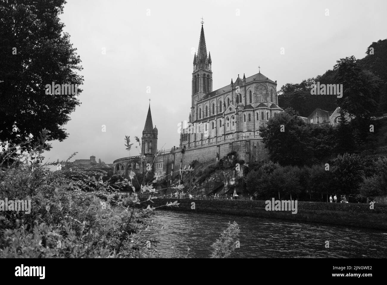 Sanctuaires NotreDame de Lourdes, a Catholic pilgrimage site in the