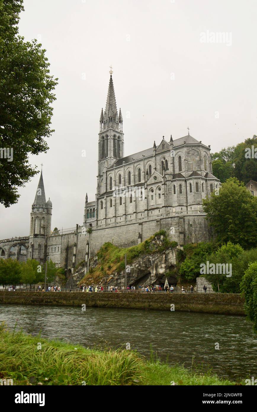 Sanctuaires NotreDame de Lourdes, a Catholic pilgrimage site in the