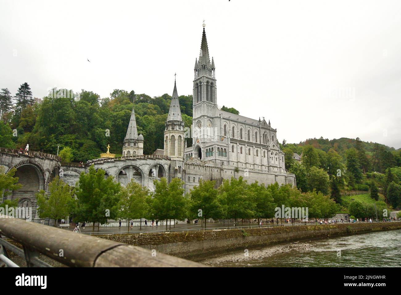 Sanctuaires NotreDame de Lourdes, a Catholic pilgrimage site in the