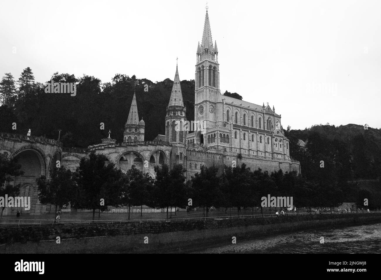 Sanctuaires NotreDame de Lourdes, a Catholic pilgrimage site in the