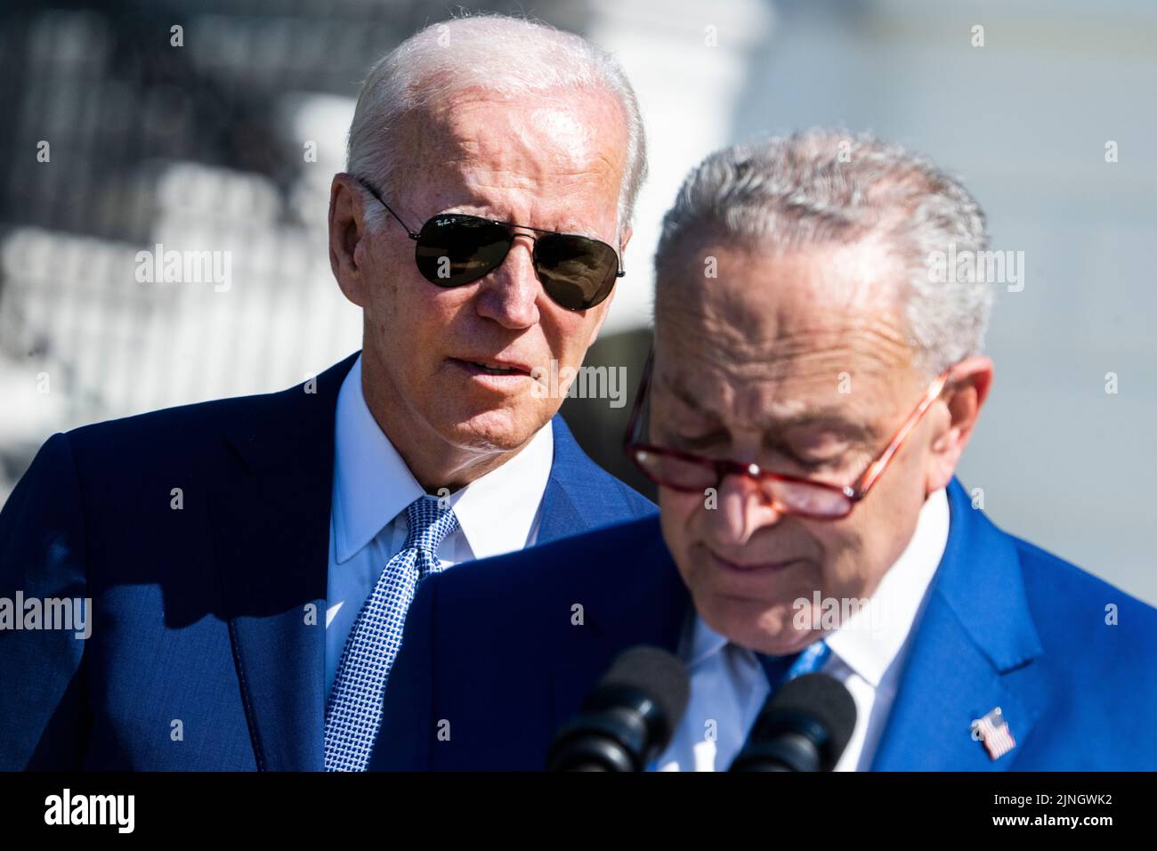 UNITED STATES AUGUST 9 President Joe Biden and Senate Majority