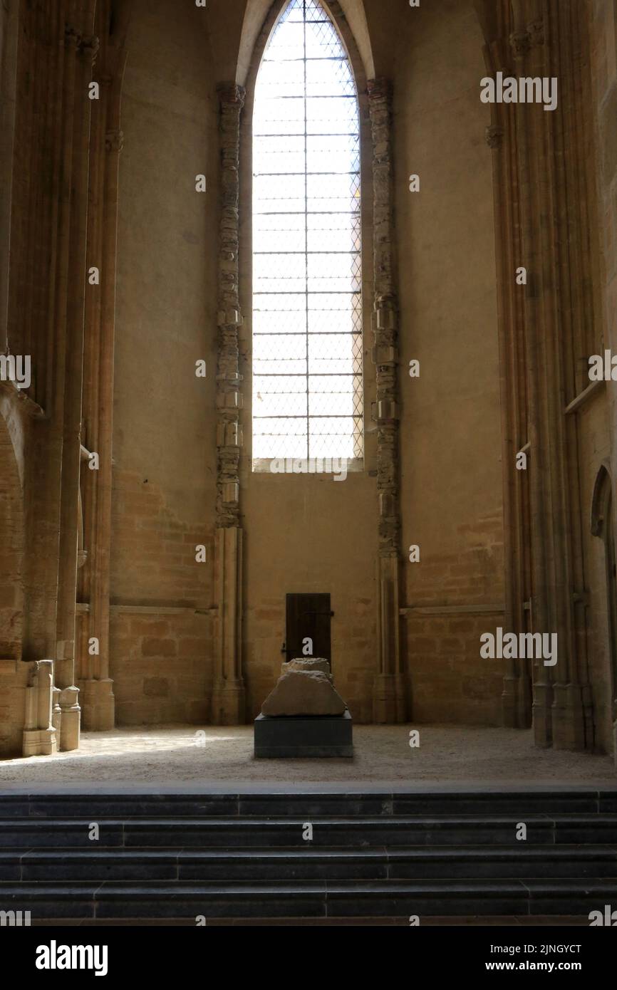 La Chapelle Saint-Martial. Le grand transept. Abbatiale Saint-Pierre et Saint-Paul. Cluny. Saône-et-Loire. Bourgogne. France. Europe. Stock Photo