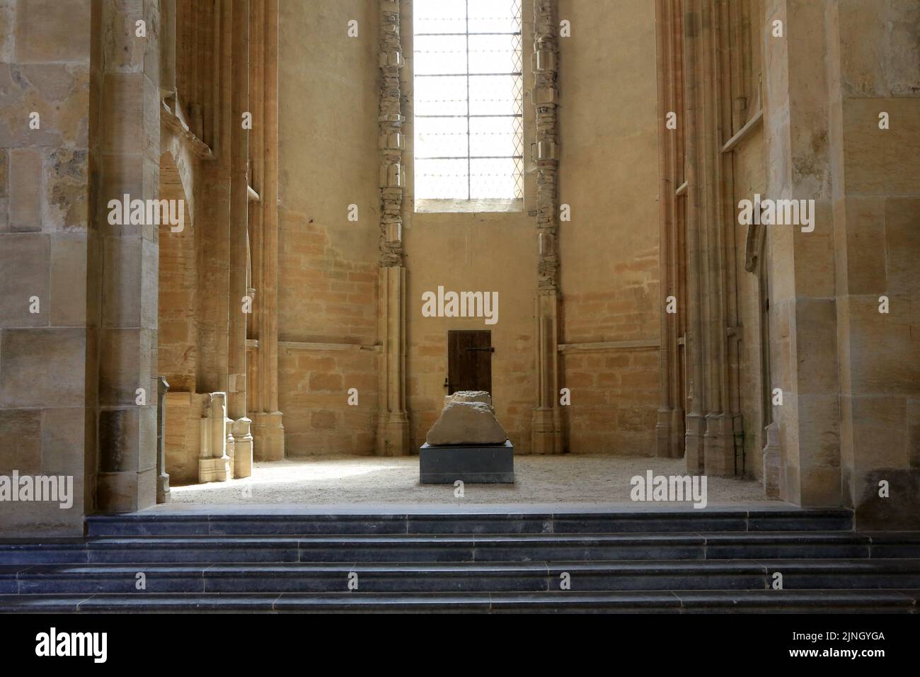 La Chapelle Saint-Martial. Le grand transept. Abbatiale Saint-Pierre et Saint-Paul. Cluny. Saône-et-Loire. Bourgogne. France. Europe. Stock Photo