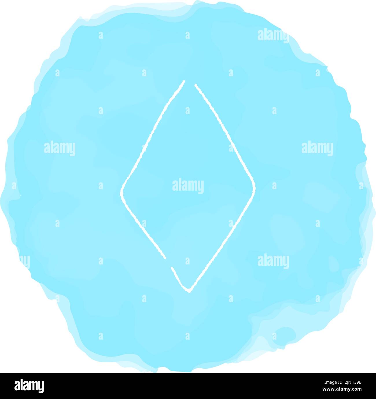 Handwritten simple icon illustration: Diamond Stock Vector Image & Art ...