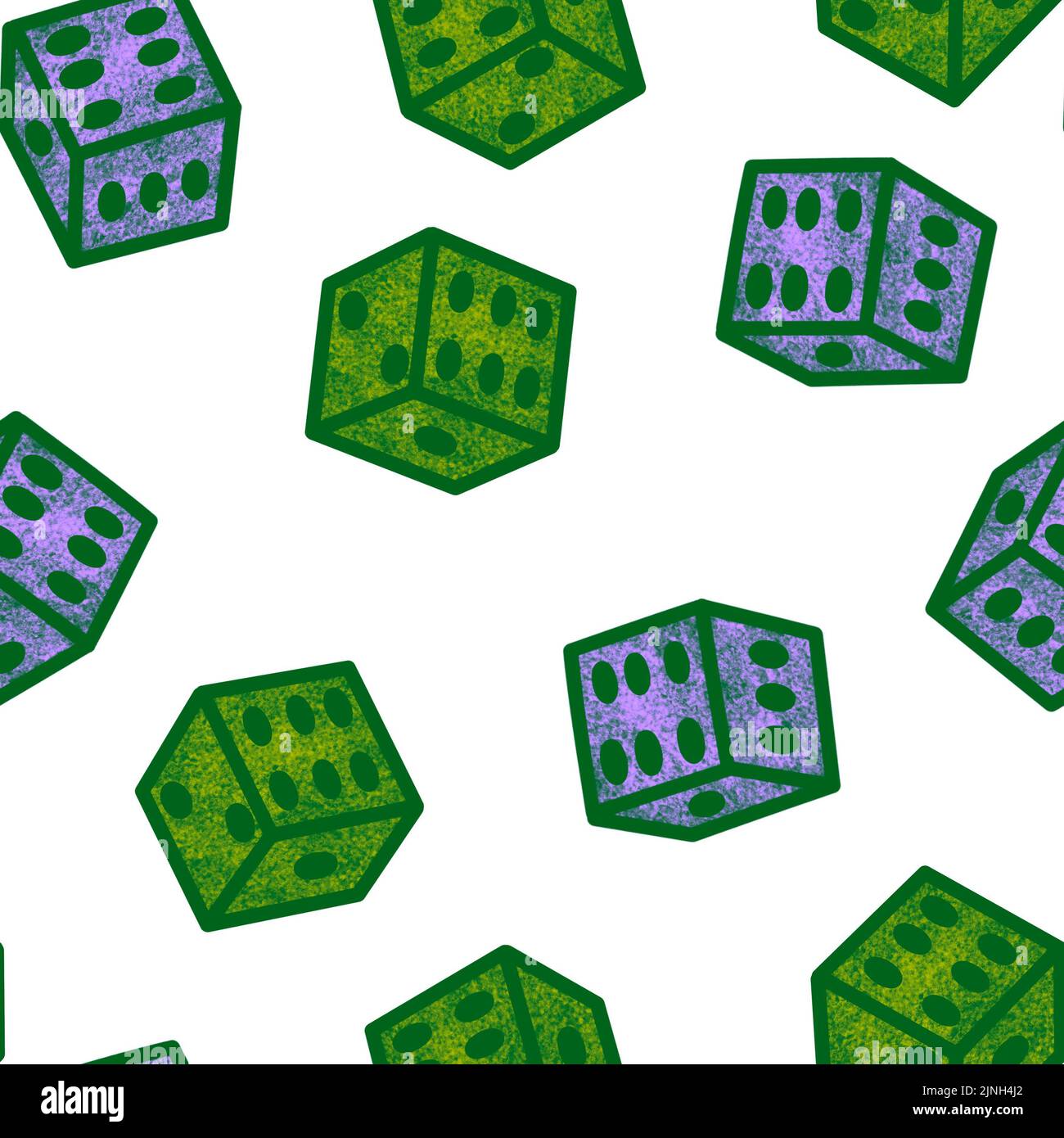 Cartoon geometric seamless game dice pattern for kids and clothes and ...