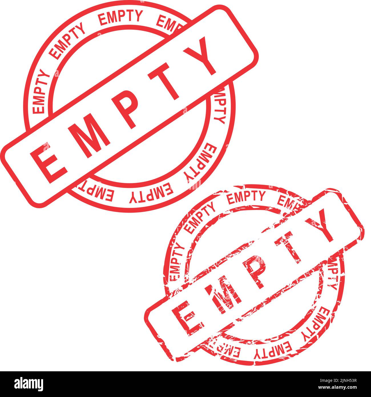 red stamp sticker with empty text set in vector format Stock Vector ...