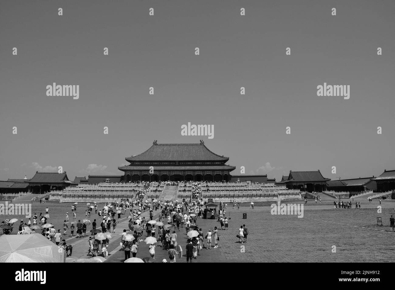 Stadium beijing building Black and White Stock Photos & Images - Alamy