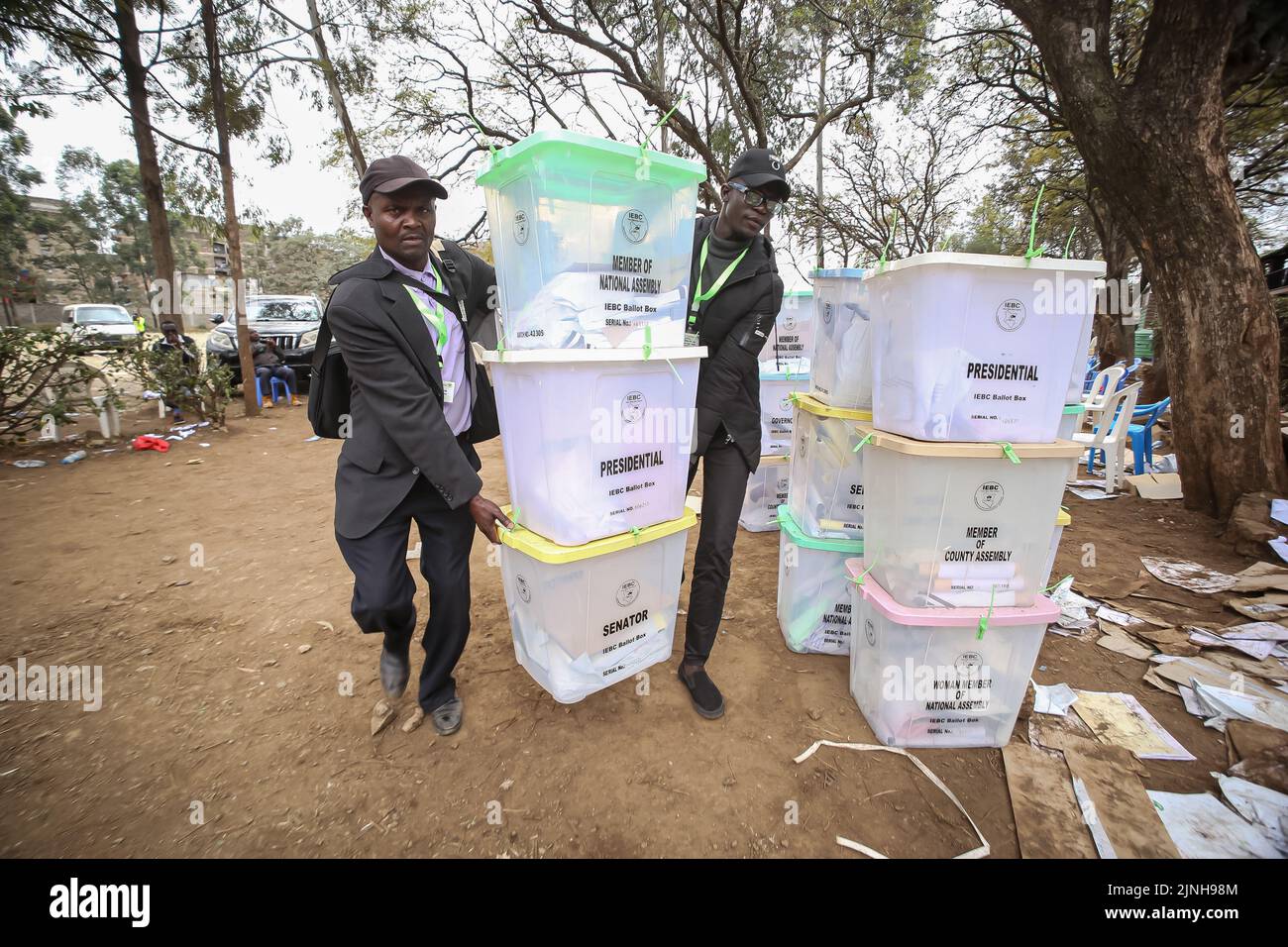 Nairobi, Kenya. 11th Aug, 2022. The Independent Electoral and