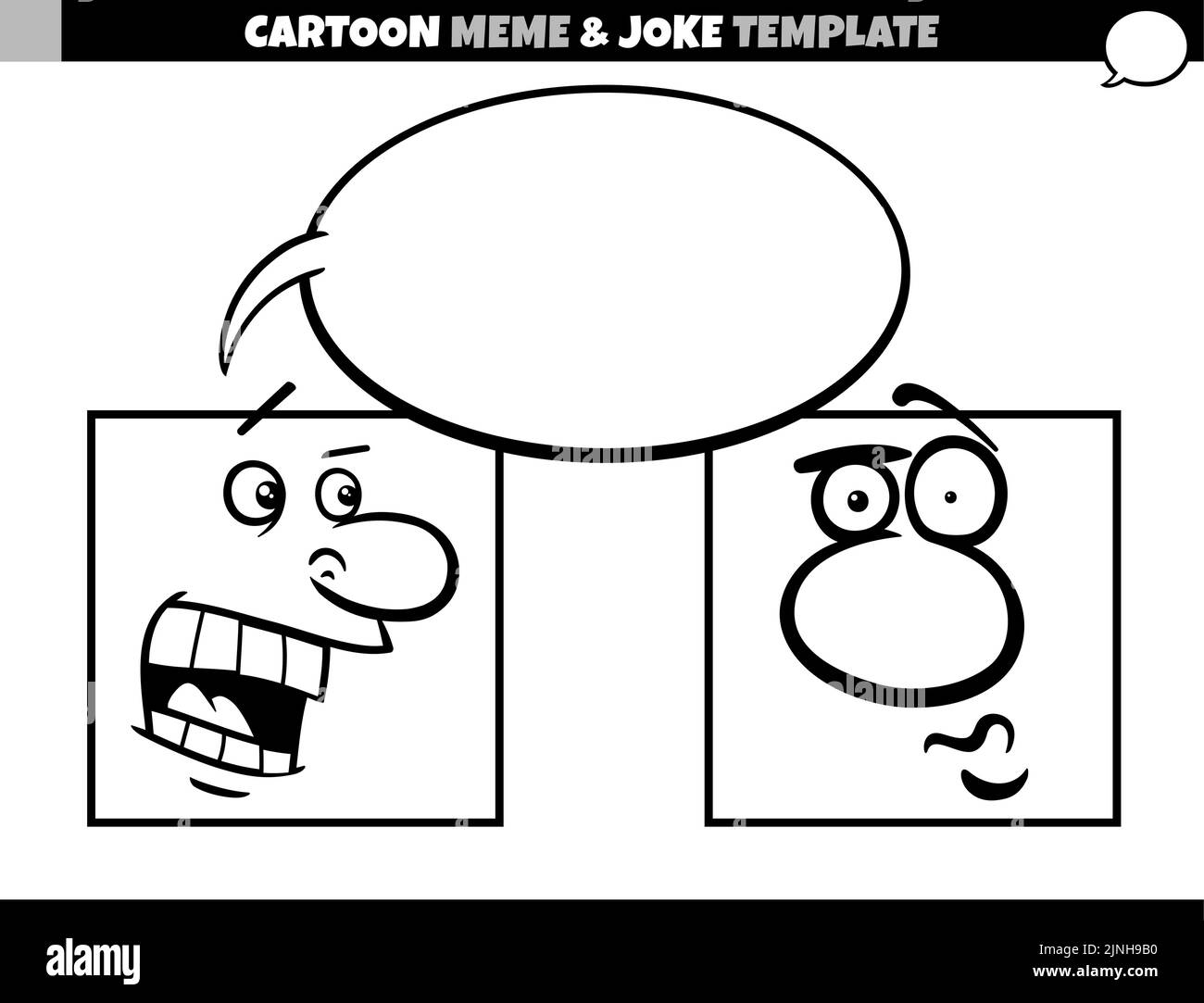 Meme template Black and White Stock Photos & Images - Alamy