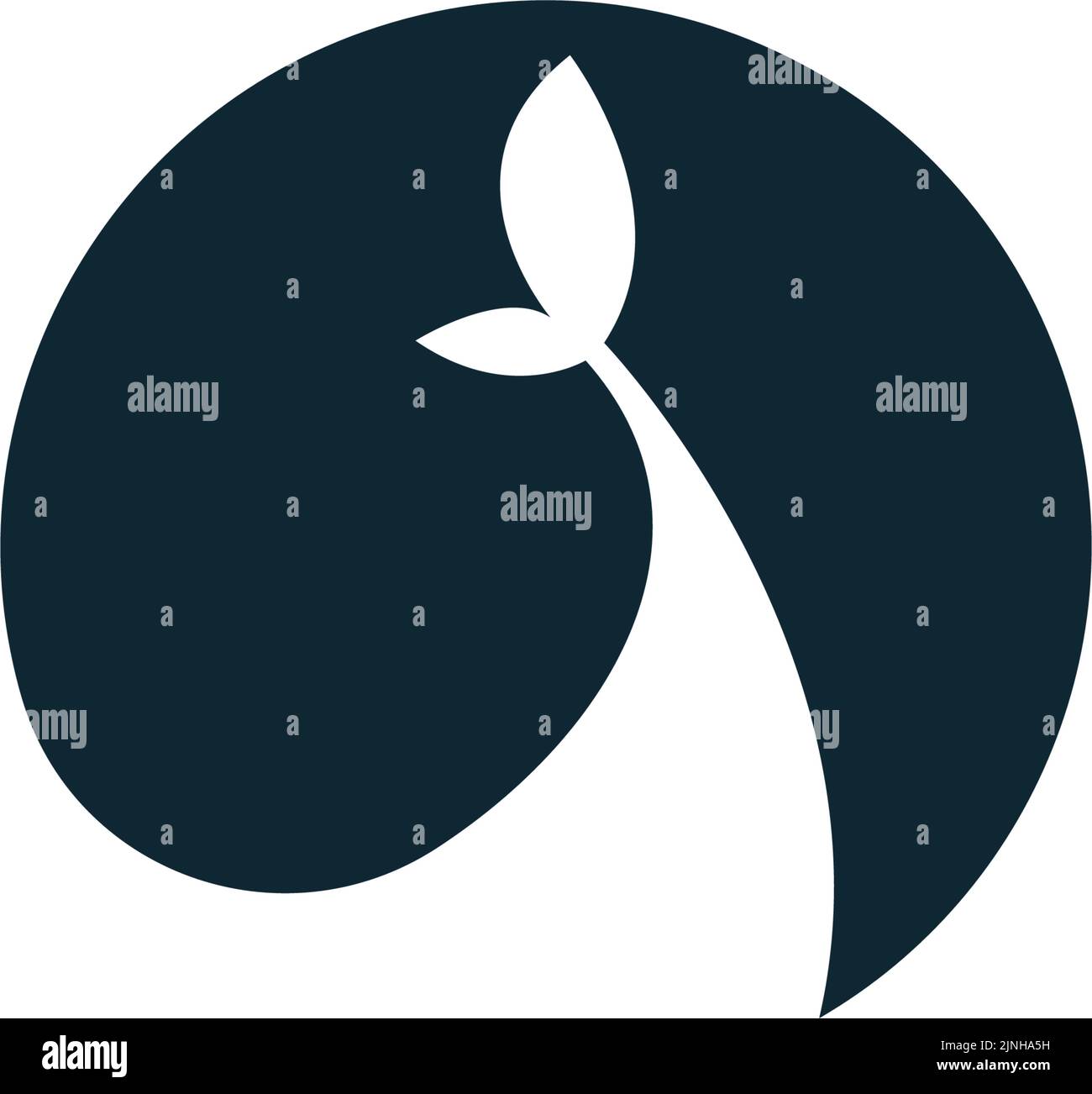Whale icon logo illustration template Stock Vector Image & Art - Alamy