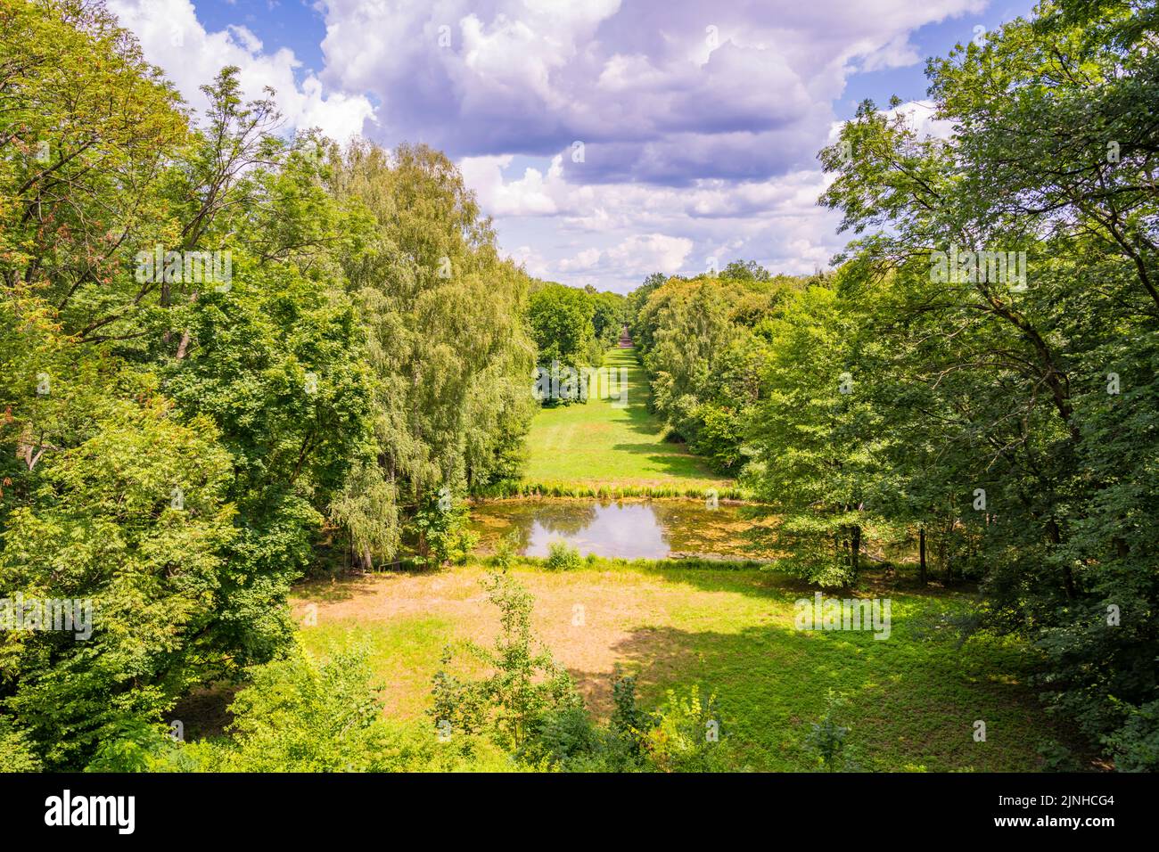 Park w Natolinie, Natolin Stock Photo