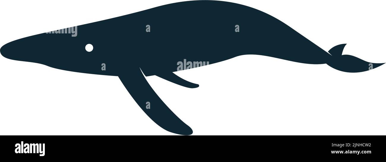 Whale icon logo illustration template Stock Vector Image & Art - Alamy