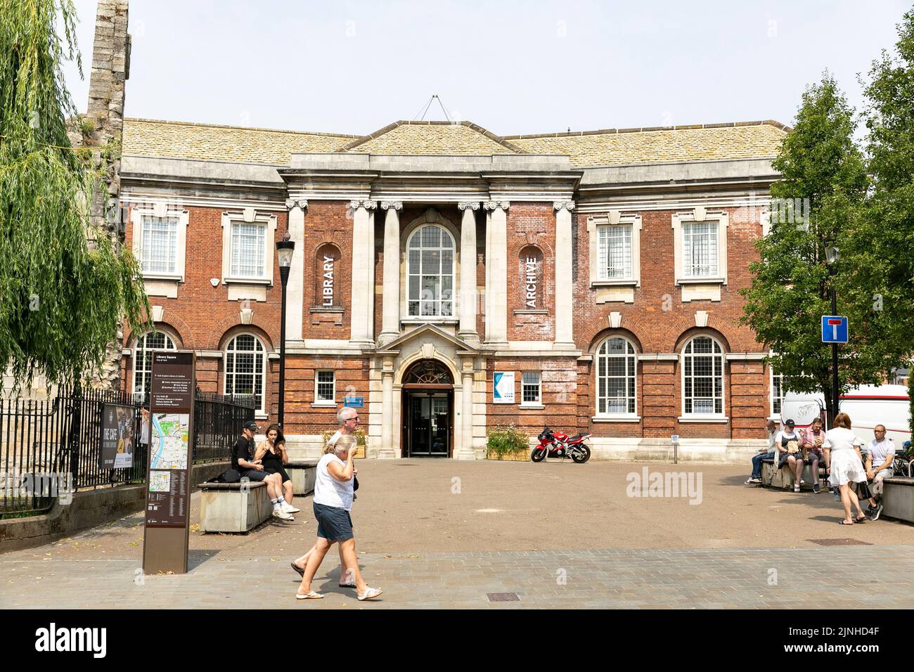 York central library in the city of York,Yorkshire,England,summer 2022 Stock Photo