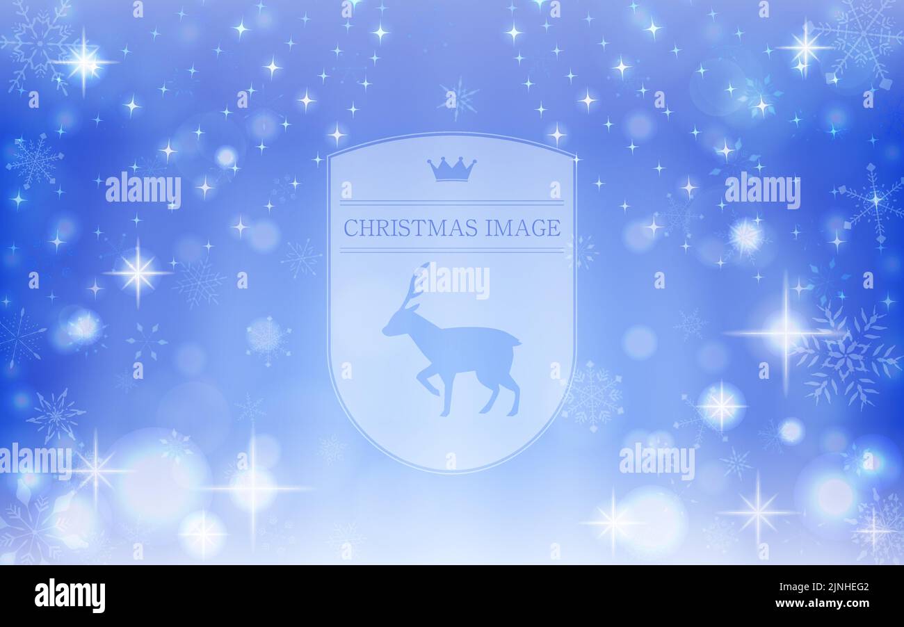 Glittering Christmas image background material with frame Stock Vector ...