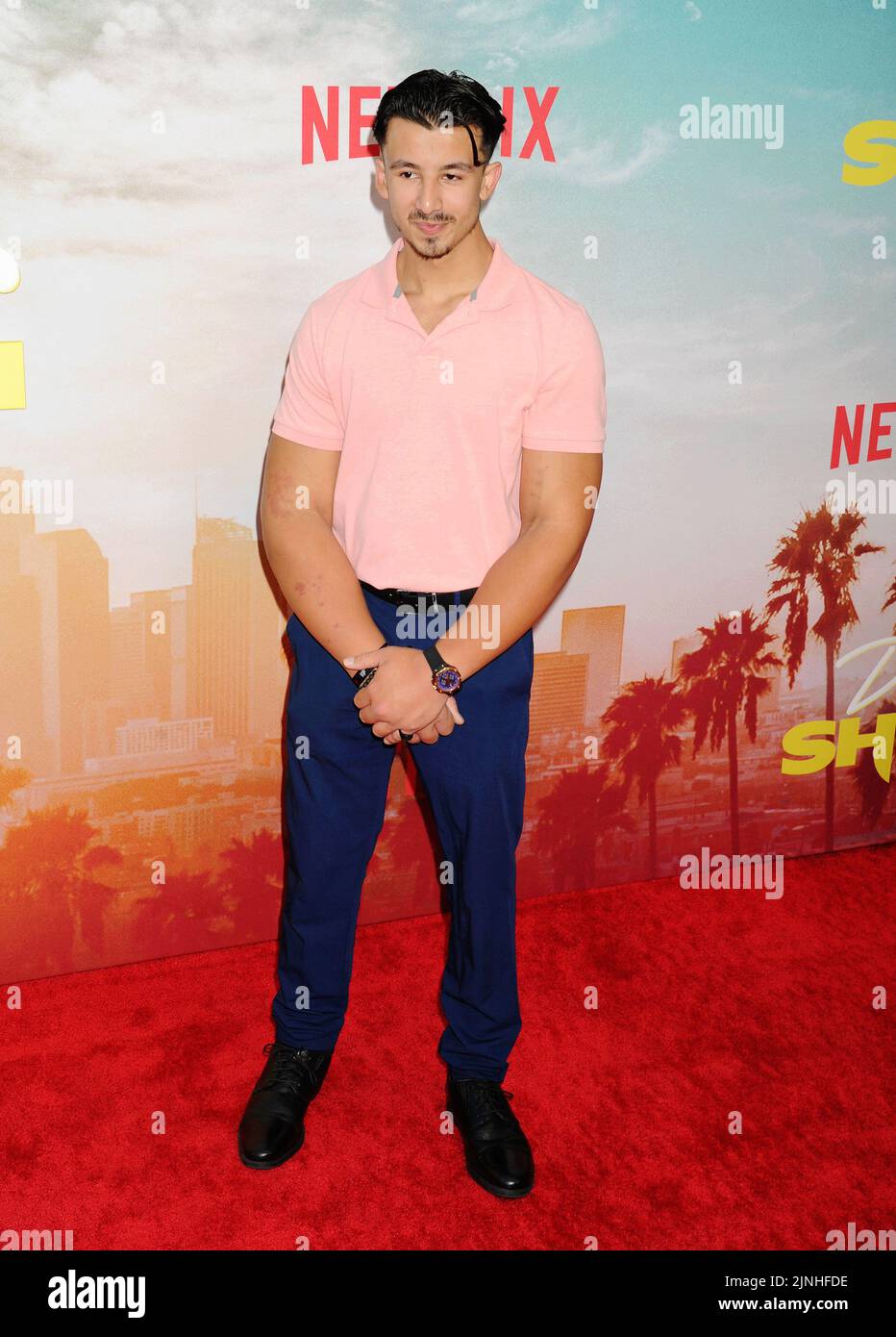 LOS ANGELES, CA AUGUST 10 Matt Ramos attends the World Premiere of Netflix's "Day Shift" at
