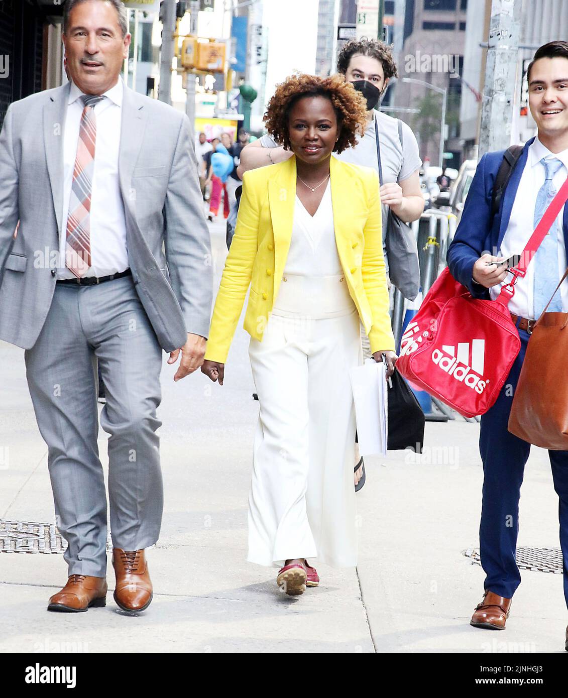 White House Press Secretary Karine JeanPierre at The Late Show With Stephen Colbert PICTURED White House Press Secretary Karine JeanPierre at The Late Show With Stephen Colbert PICTURED