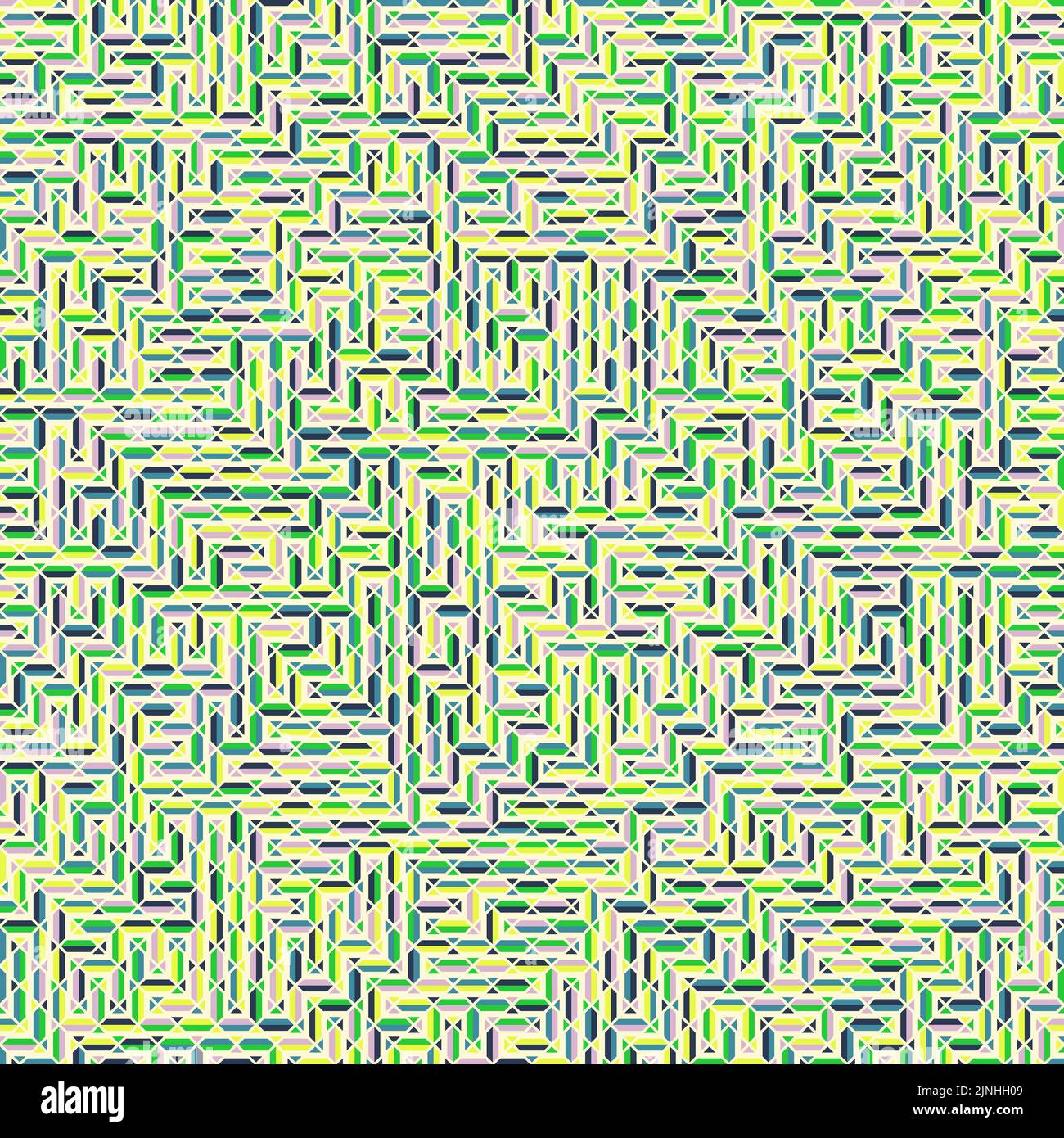 Colorised Rhombuses tiles tessellation pattern illustration Stock ...