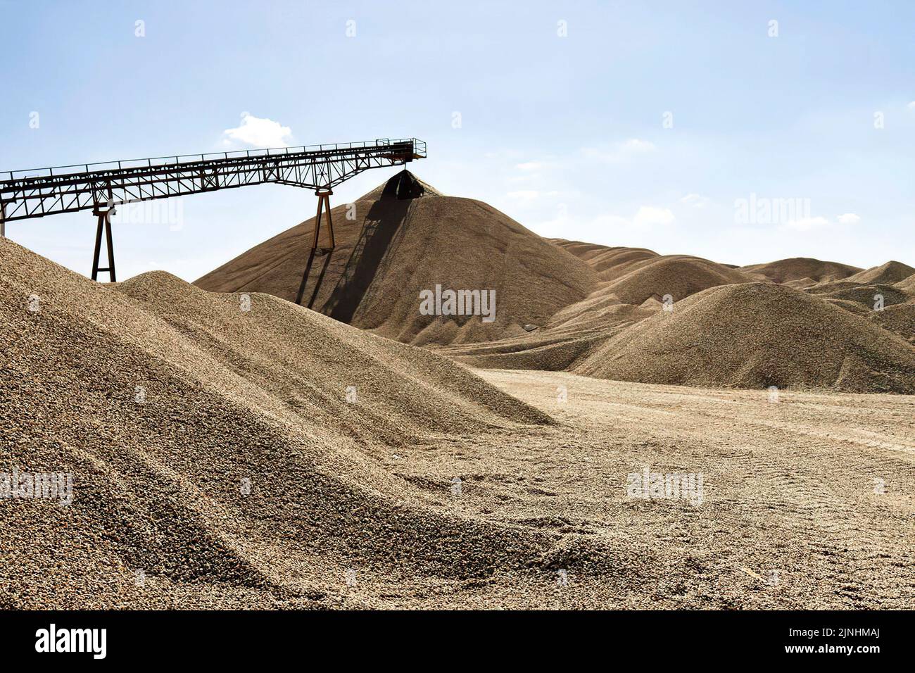 opencast gravel pit Stock Photo Alamy