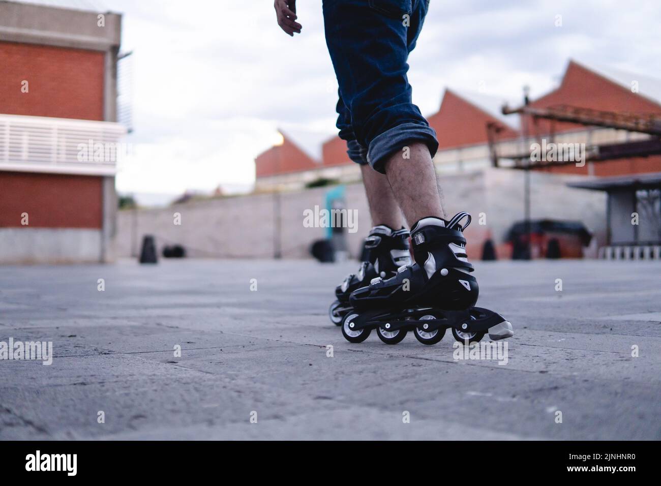 Black Roller Skates Hi Res Stock Photography And Images Alamy