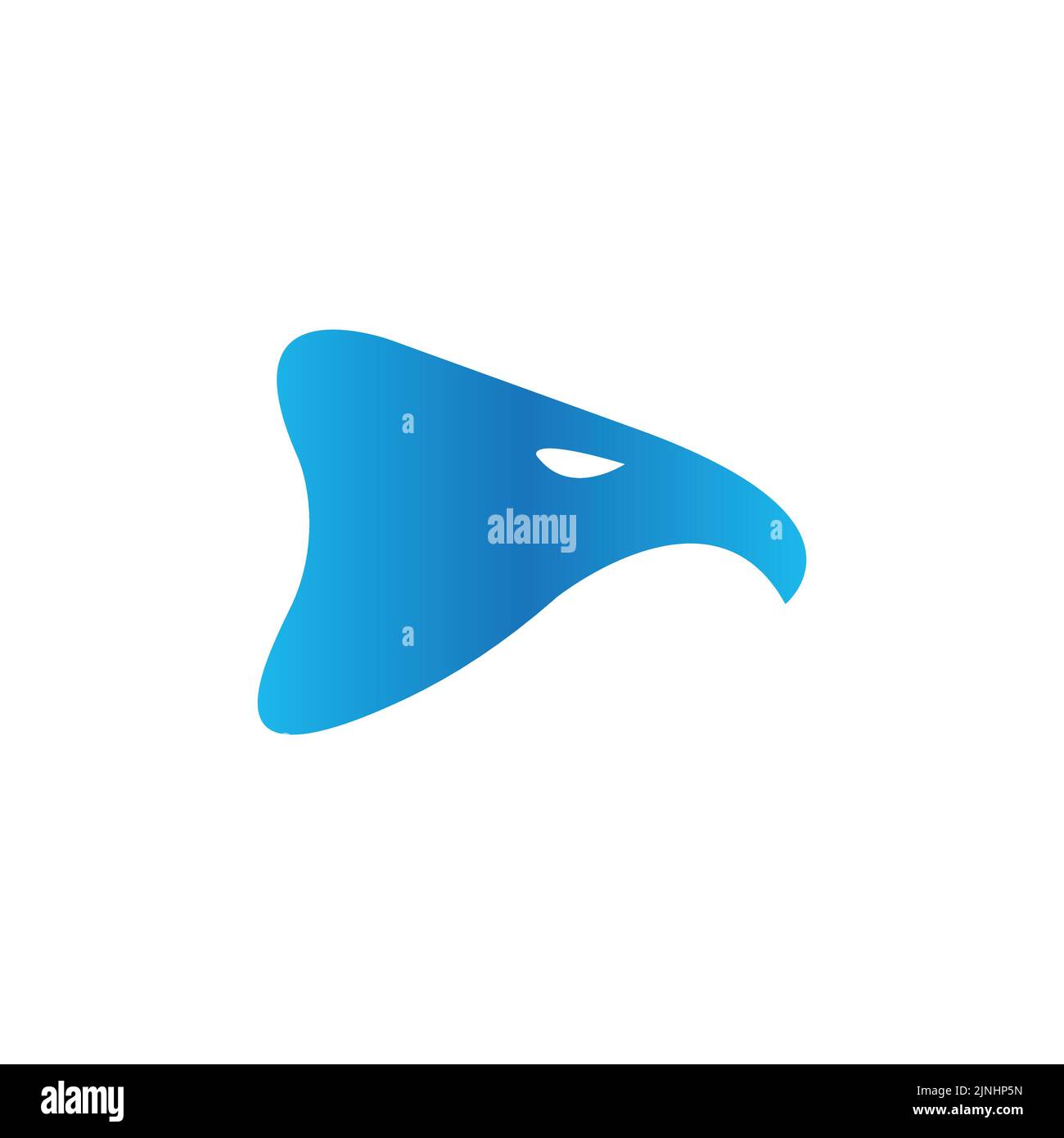 Abstract technology Bird Logo design vector template Stock Vector