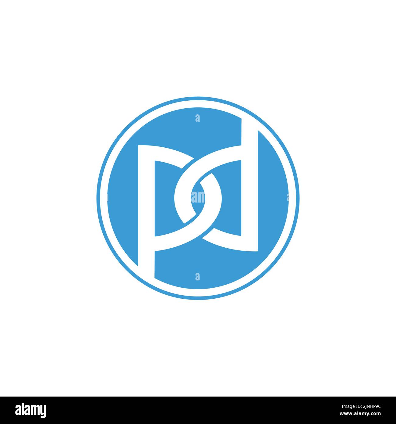 Creative P Logo. P Letter Design Vector Stock Vector