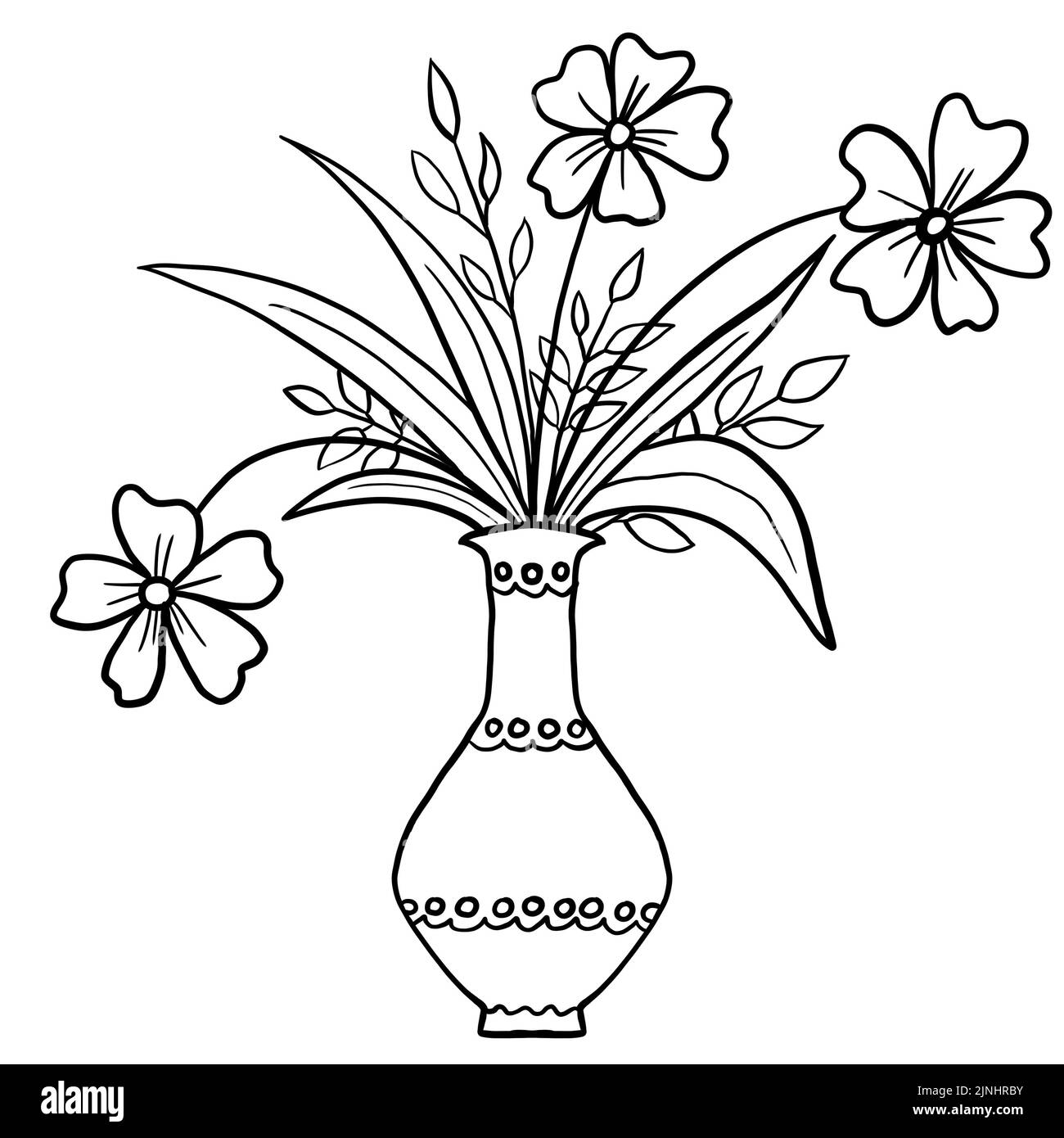 Silhouette of flower vase hires stock photography and images Alamy