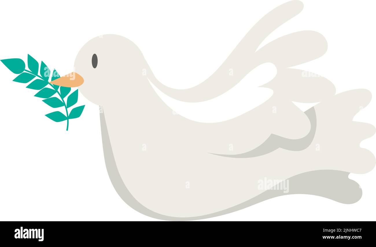 dove with olive branch Stock Vector Image & Art - Alamy