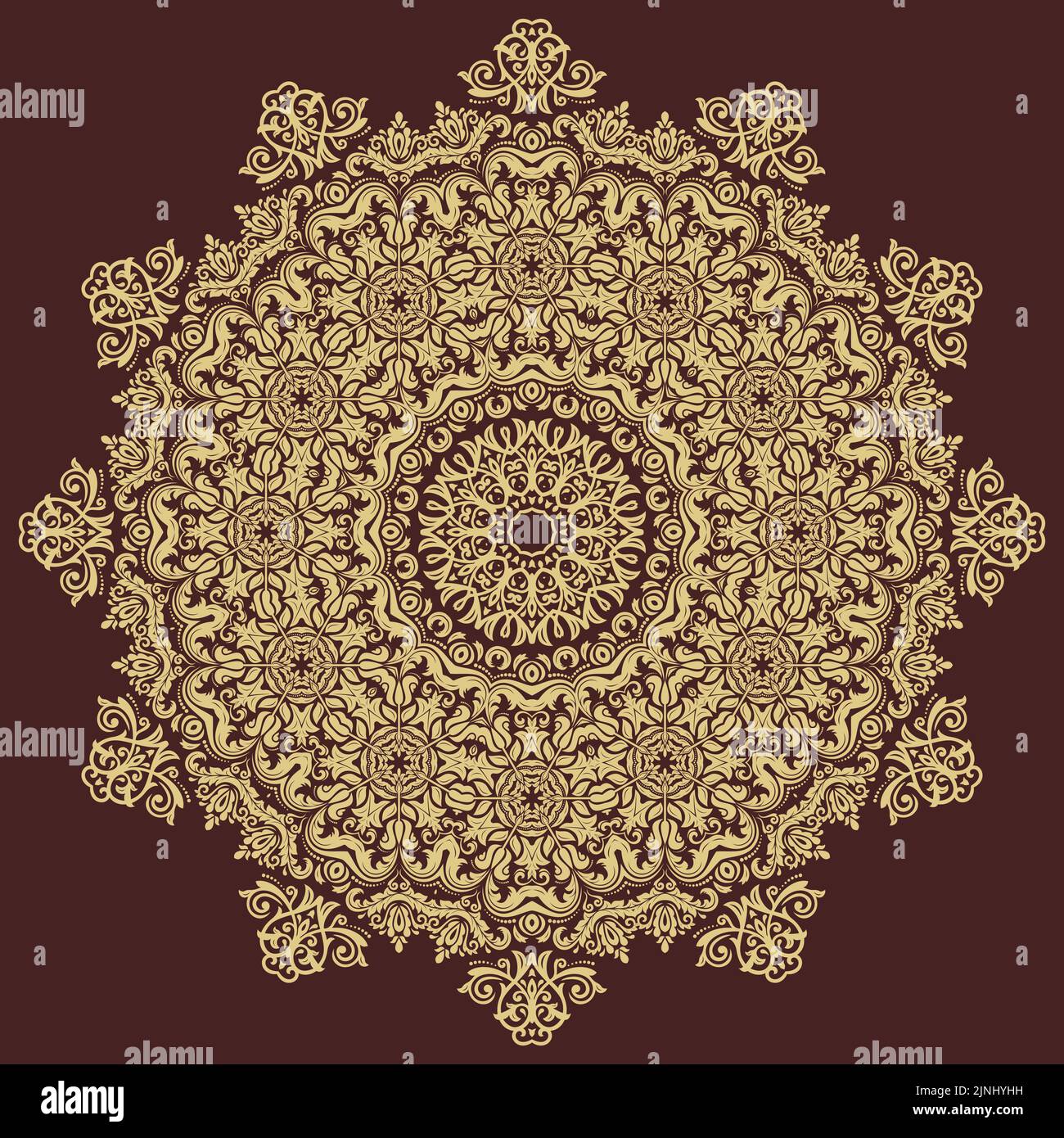 Gold arabesques Stock Vector Images - Alamy