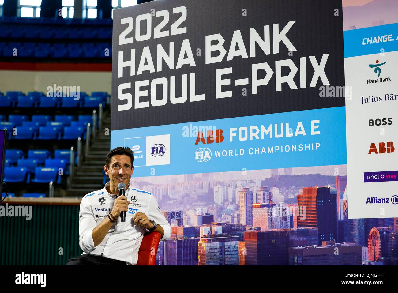 James Ian, the Team Principal of the Mercedes-Benz EQ Formula E Team, portrait, press conference during the 2022 Seoul ePrix, 10th meeting of the 2021-22 ABB FIA Formula E World Championship, on the Seoul Street Circuit from August 12 to 14, in Seoul, South Korea - Photo Julien Delfosse / DPPI Stock Photo