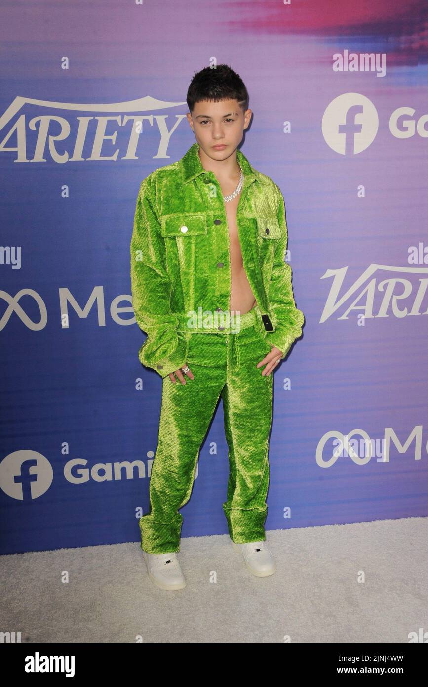 Los Angeles, CA. 11th Aug, 2022. Javon Walton at arrivals for Variety's Power of Young Hollywood, NeueHouse Hollywood, Los Angeles, CA August 11, 2022. Credit: Elizabeth Goodenough/Everett Collection/Alamy Live News Stock Photo