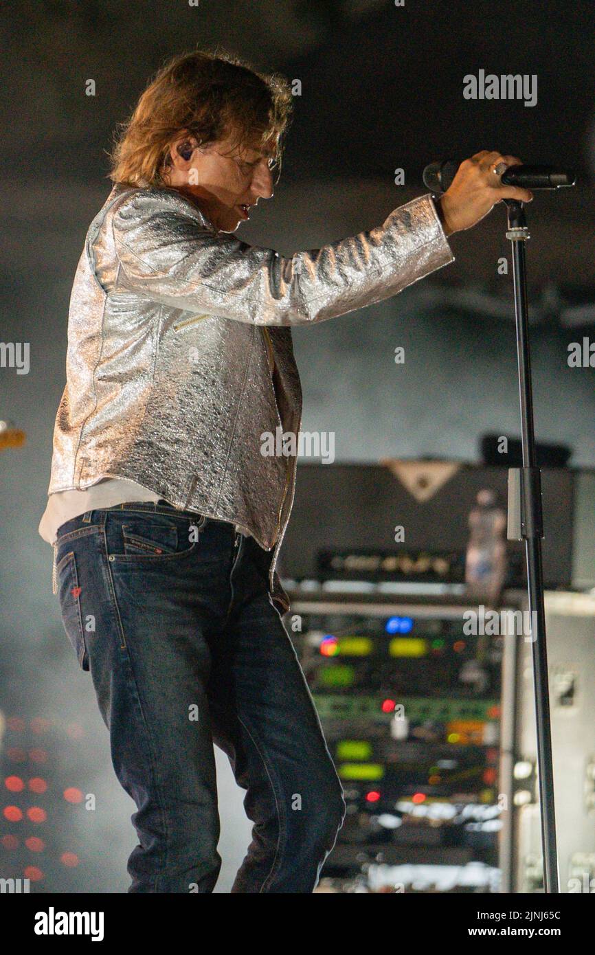 Siracusa, Italy. 11th Aug, 2022. Gianna Nannini performing on stage during Gianna Nannini - Estate 2022, Italian singer Music Concert in Siracusa, Italy, August 11 2022 Credit: Independent Photo Agency/Alamy Live News Stock Photo