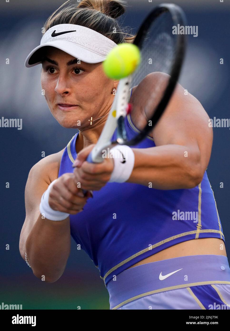 August 11, 2022, TORONTO, ON, CANADA Bianca Andreescu, of Canada