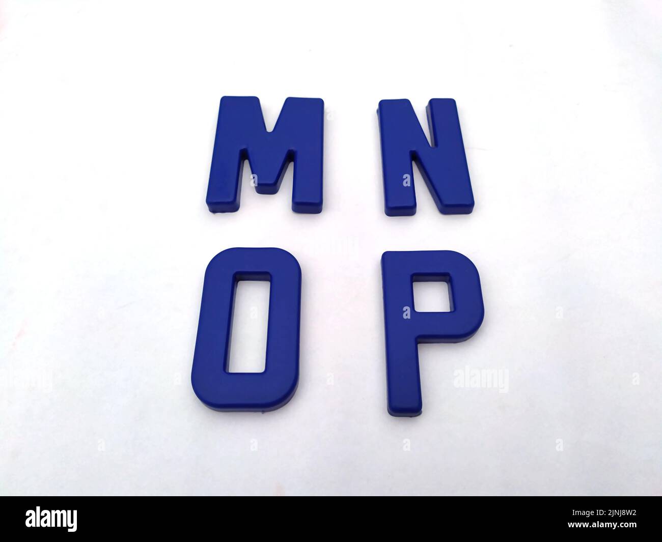 plastic letter isolated on white background Stock Photo - Alamy