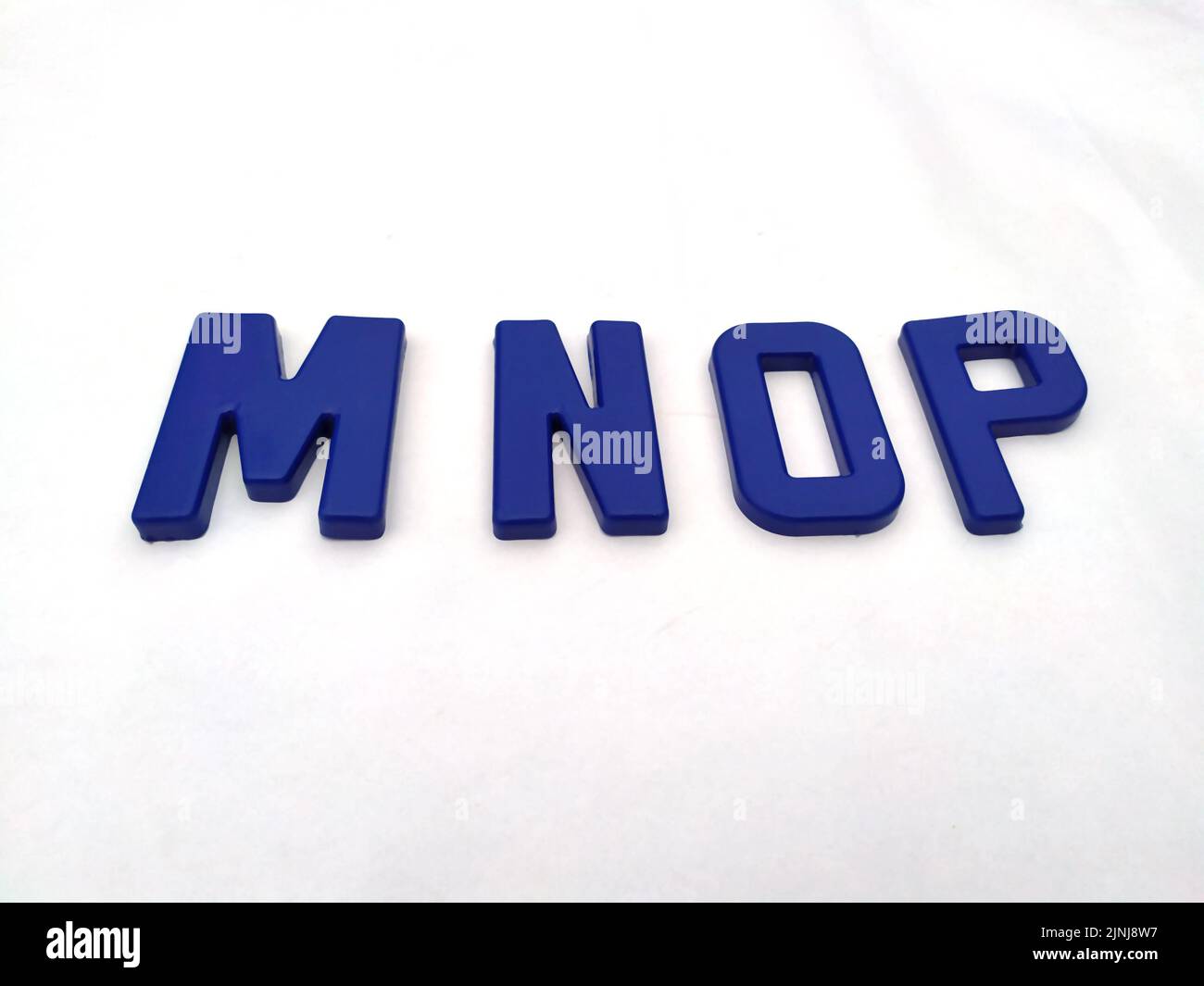 plastic letter isolated on white background Stock Photo - Alamy