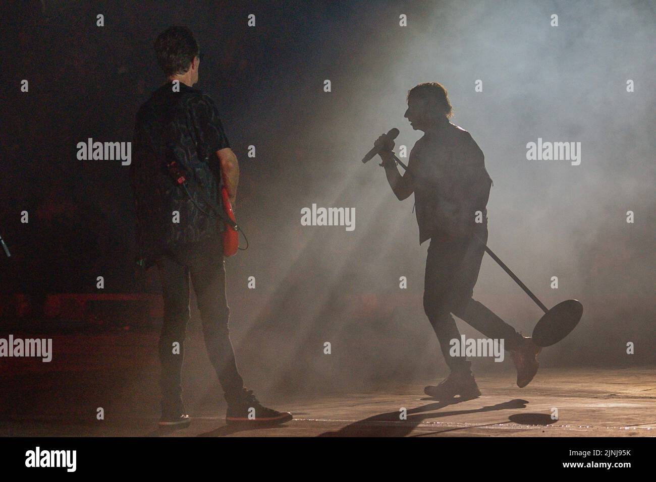 Siracusa, Italy. 11th Aug, 2022. Gianna Nannini performing on stage during Gianna Nannini - Estate 2022, Italian singer Music Concert in Siracusa, Italy, August 11 2022 Credit: Independent Photo Agency/Alamy Live News Stock Photo