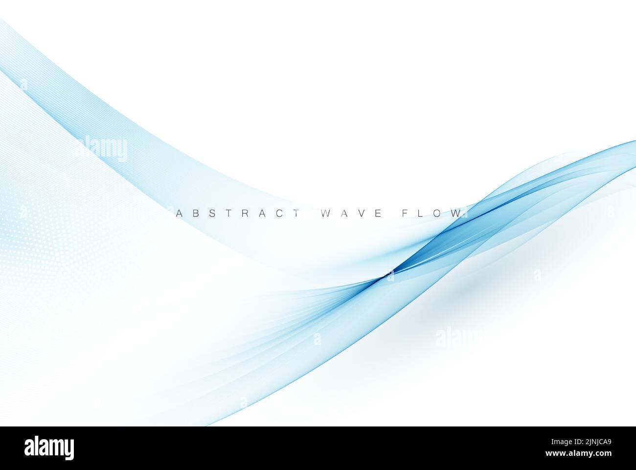 Abstract blue transparent flow lines.Vector blue wave background Stock ...