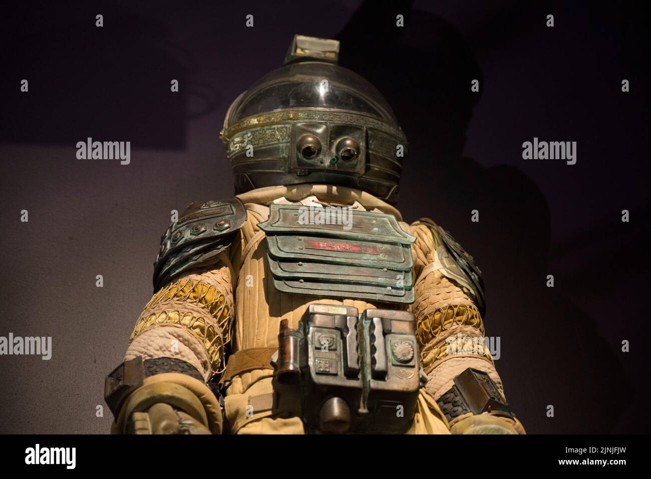 Kanes spacesuit from the movie Alien Stock Photo