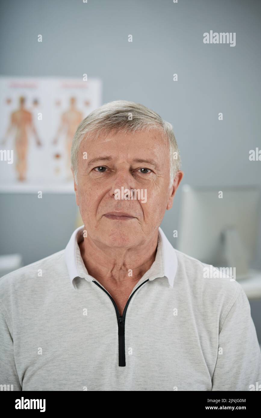Portrait caucasian old man in hi-res stock photography and images - Alamy