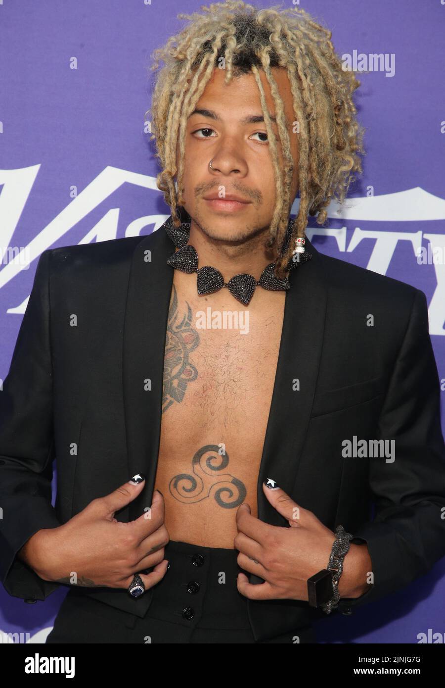 Los Angeles, California, USA. 11th Aug, 2022. Iann Dior. Variety's 2022 Power Of Young Hollywood Celebration Presented By Facebook Gaming held at Neuehouse Hollywood in Los Angeles. Credit: AdMedia Photo via/Newscom/Alamy Live News Stock Photo
