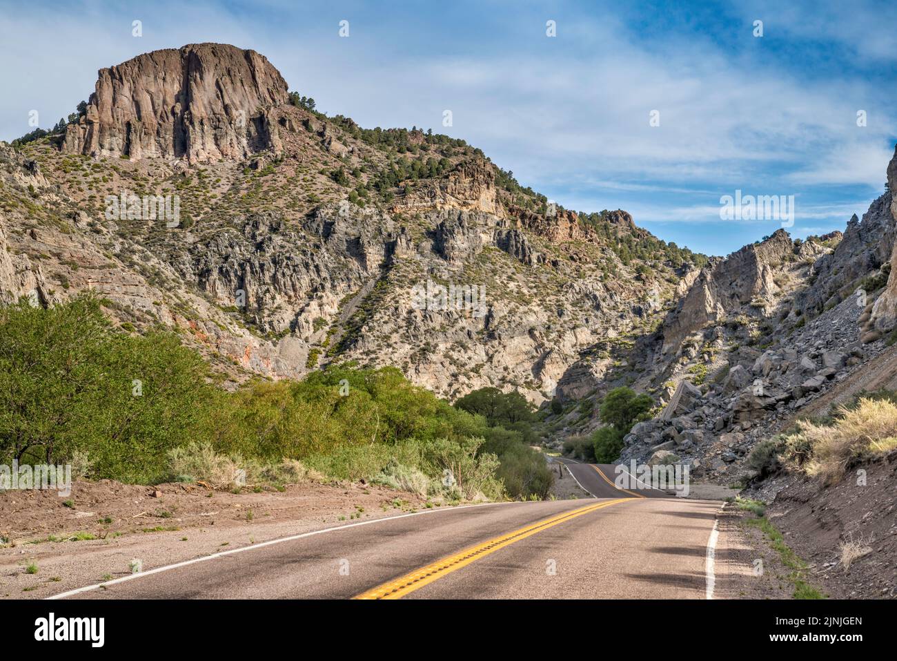 Eagle Valley Canyon, Wilson Creek Range, near Ursine, Nevada, USA Stock Photo