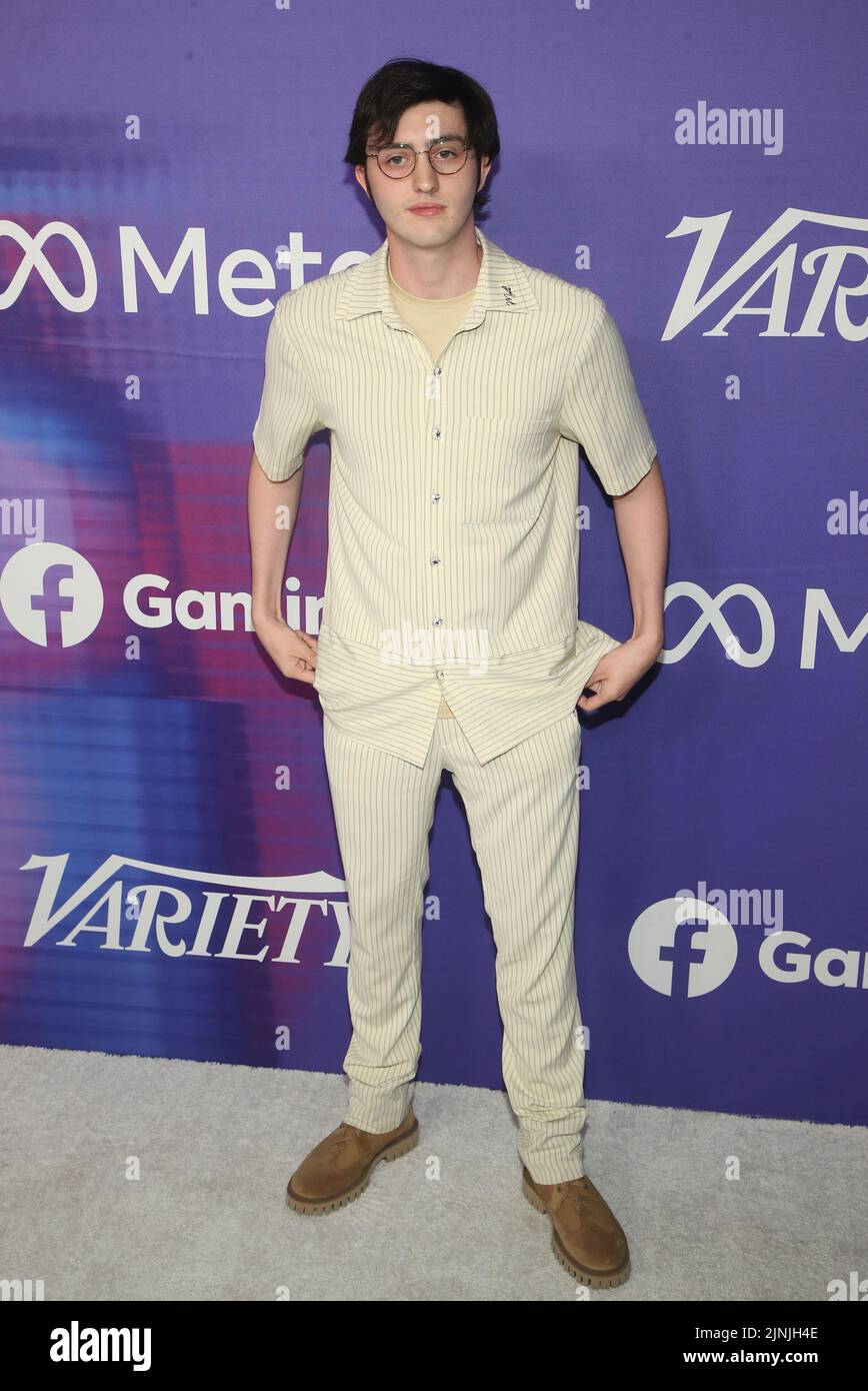 Los Angeles, California, USA. 11th Aug, 2022. Gianni DeCenzo. Variety's 2022 Power Of Young Hollywood Celebration Presented By Facebook Gaming held at Neuehouse Hollywood in Los Angeles. Credit: AdMedia Photo via/Newscom/Alamy Live News Stock Photo