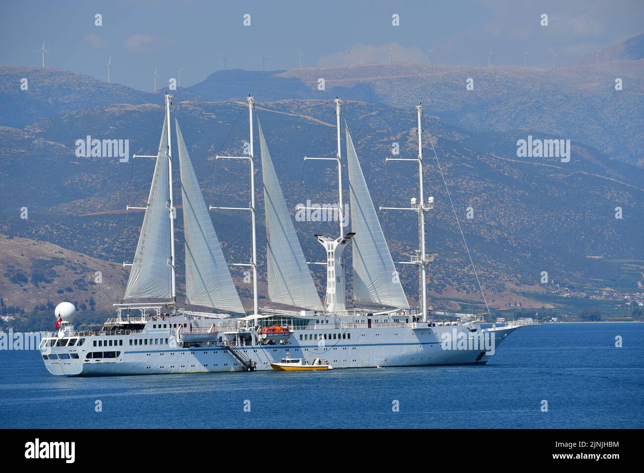 ARGOLIDA GREECE THE SAILING SHIP WIND STAR Stock Photo Alamy