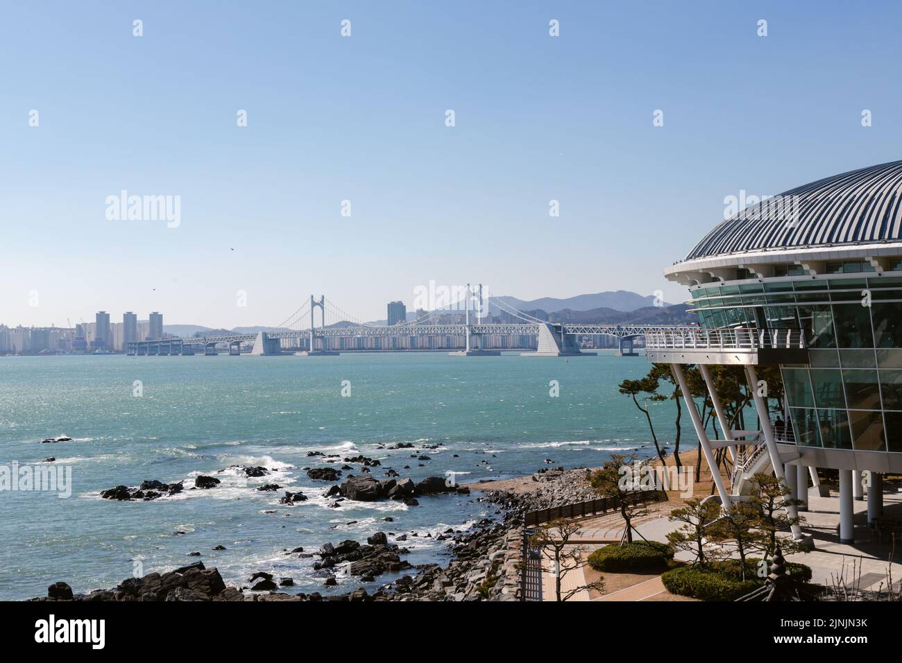 The Nurimaru APEC House in Busan, South Korea Stock Photo Alamy