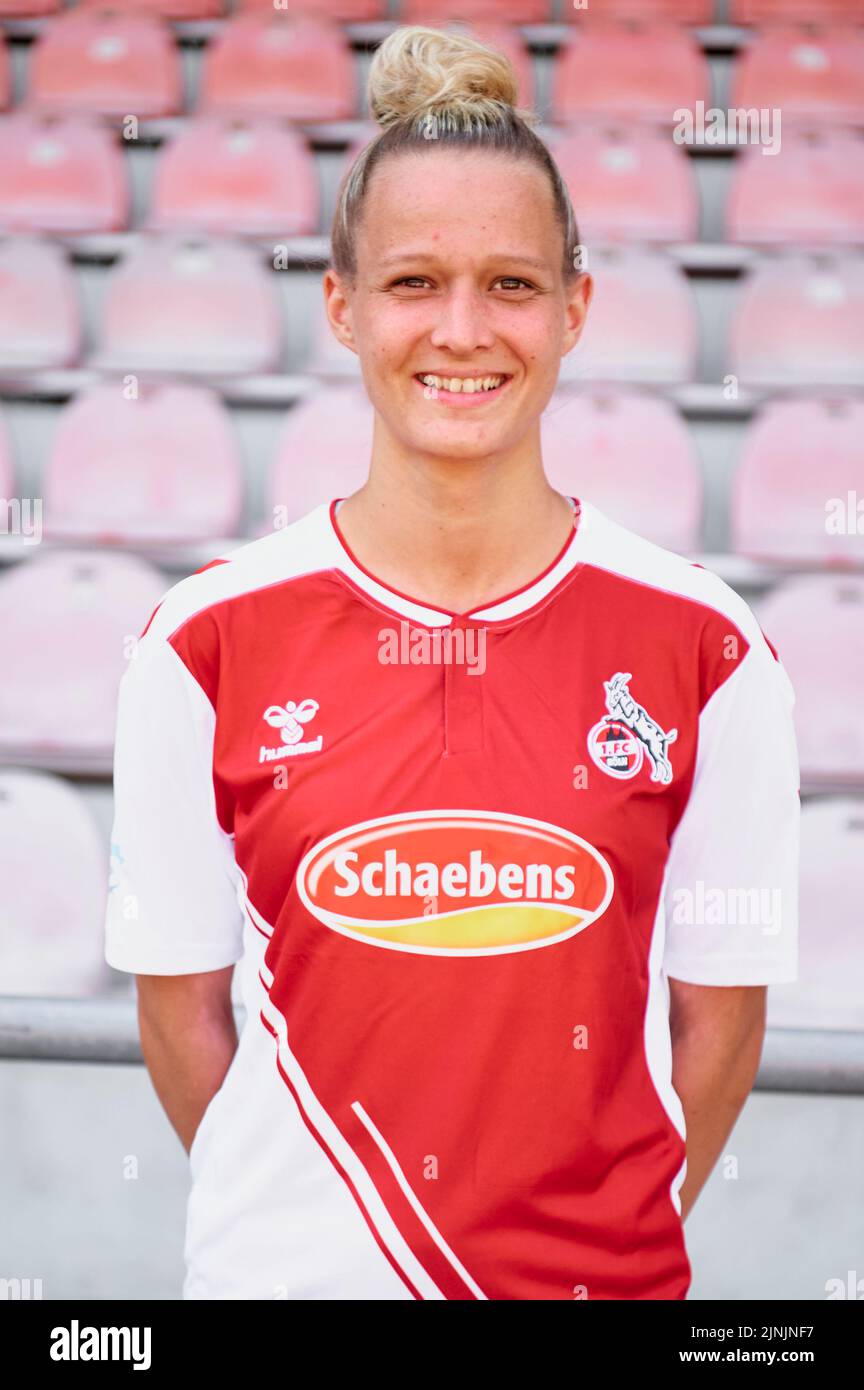 KOELN GERMANY AUGUST 9 2022 Jana Beuschlein Pre Season Team 
