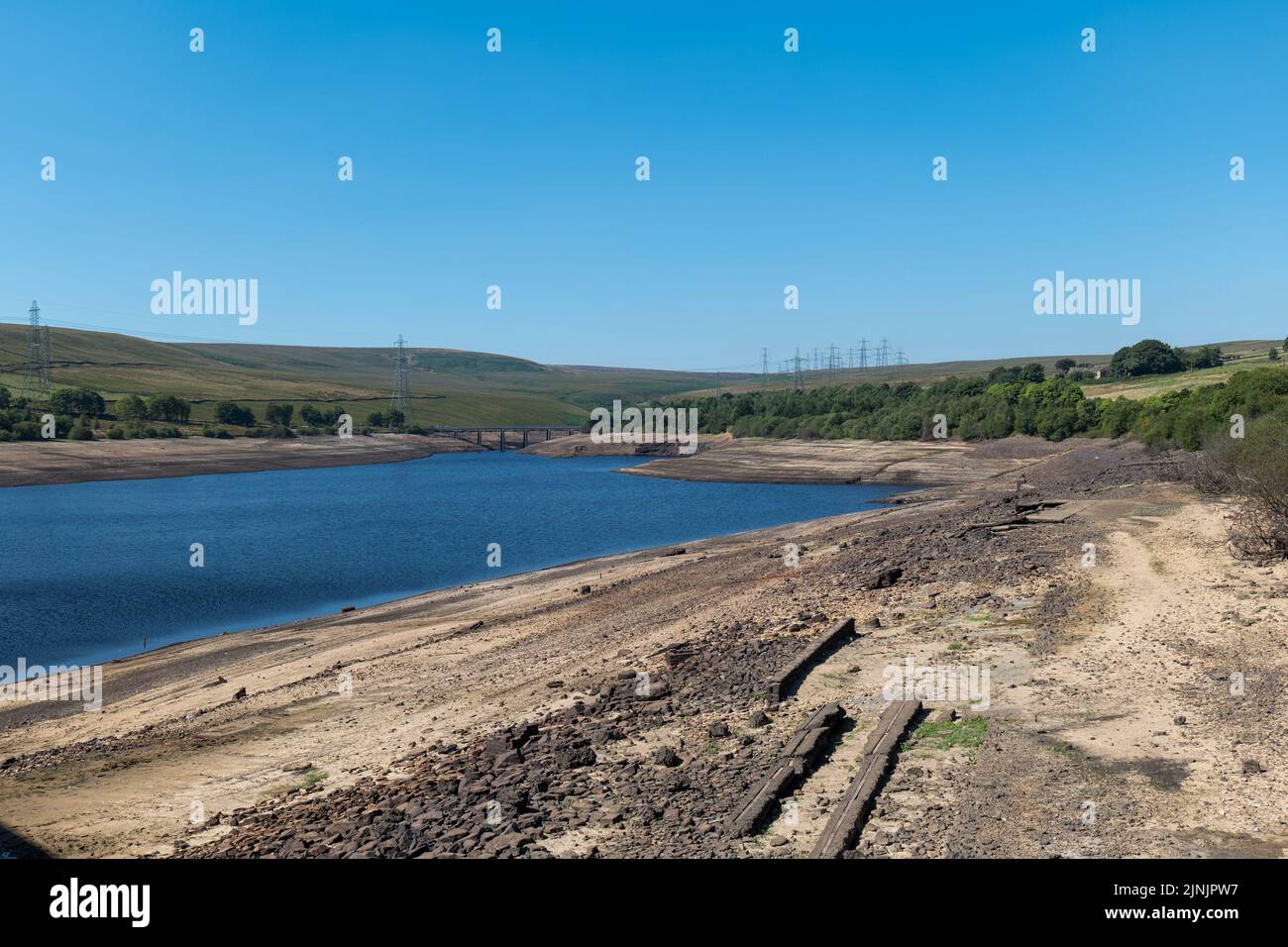 Baitings Reservoir near Ripponden, West Yorkshire, is part of Yorkshire