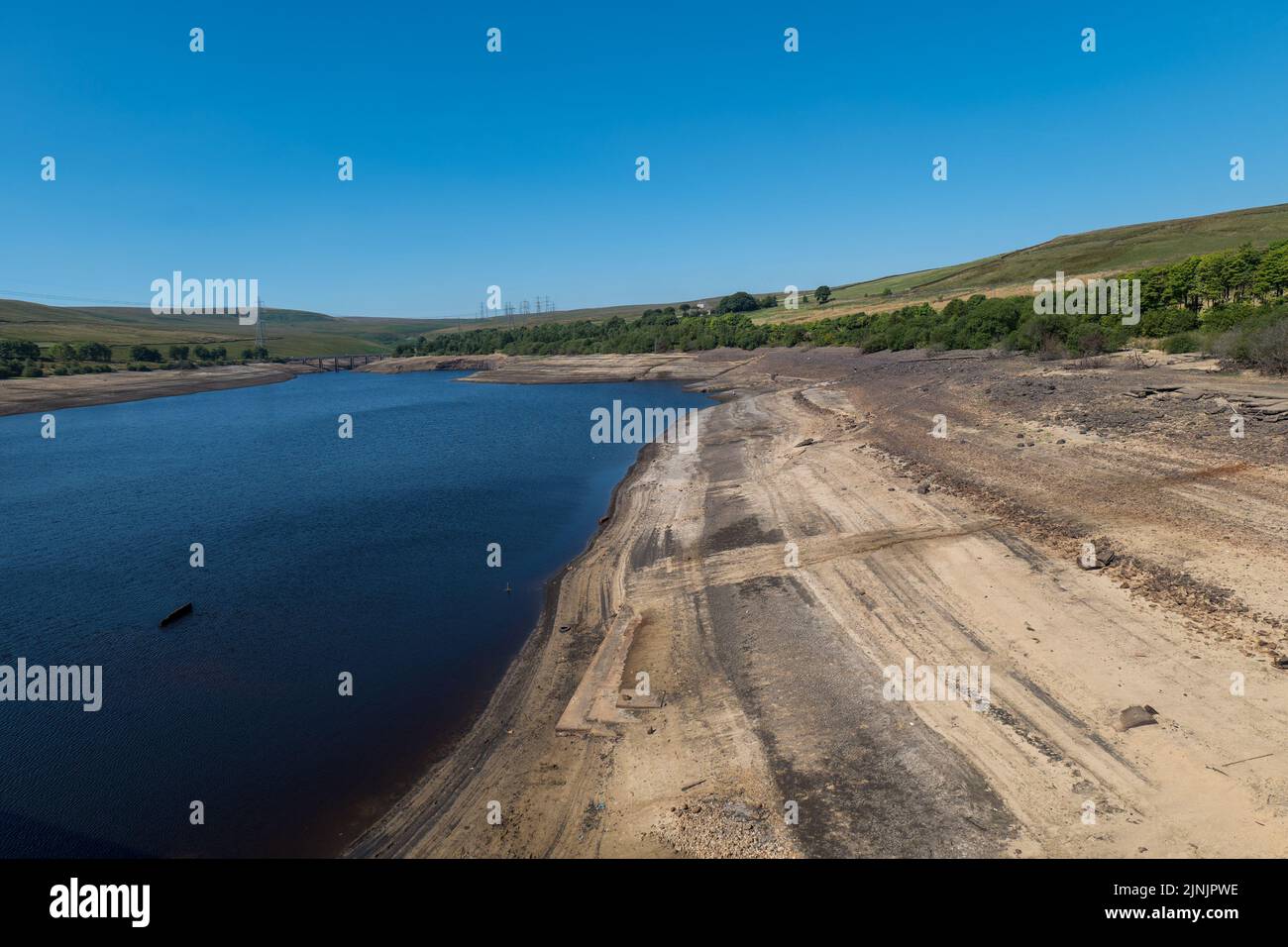 Baitings Reservoir near Ripponden, West Yorkshire, is part of Yorkshire